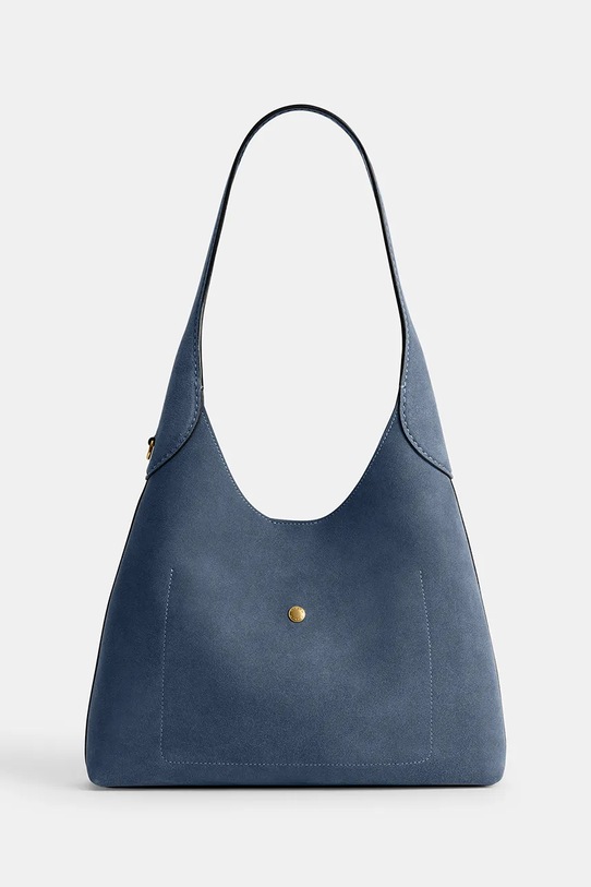 Coach torebka zamszowa Brooklyn CW637 niebieski SS26