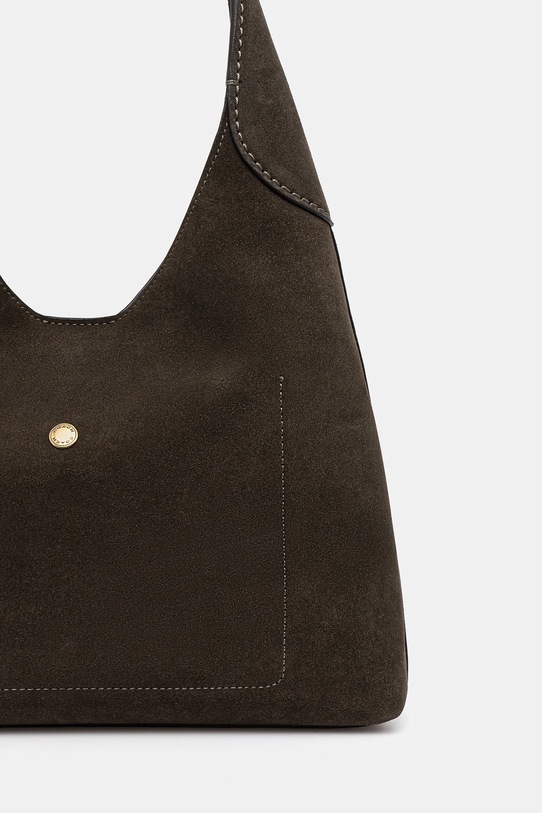 Аксессуары Замшевая сумочка Coach Brooklyn CW637 зелёный