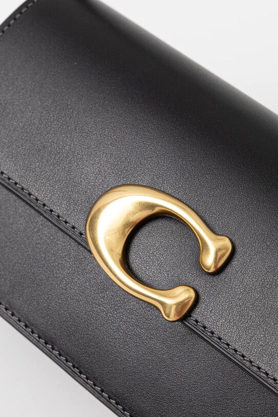 Кожаная сумочка Coach Zoe чёрный CAM18