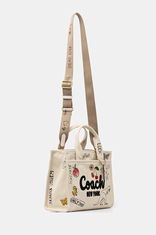 Τσάντα Coach CAM73 μπεζ SS25