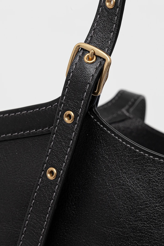 Coach leather handbag black CAM00