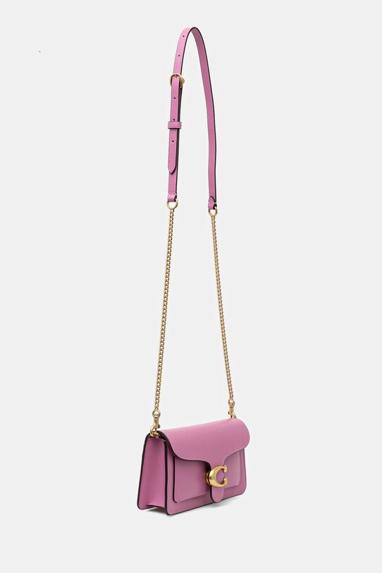 Coach geantă de piele Tabby CAN56 violet SS25