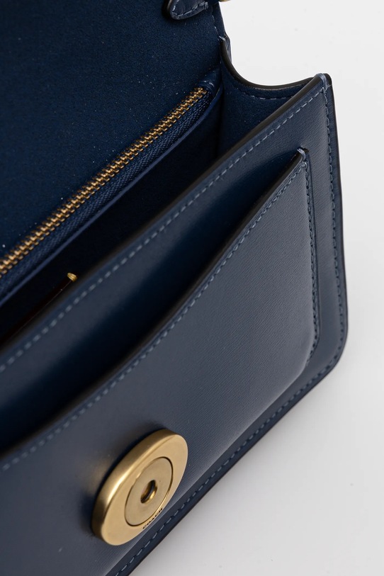 Coach geantă de piele Tabby CAN56 bleumarin