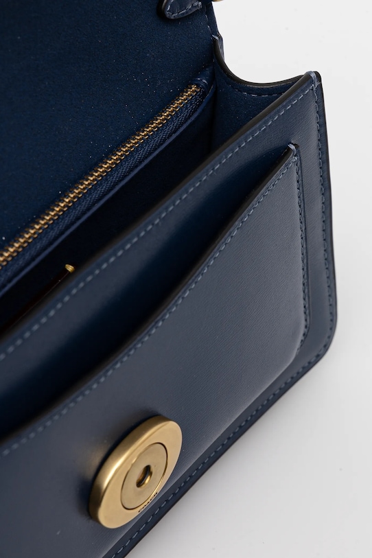 Шкіряна сумочка Coach Tabby CAN56 темно-синій