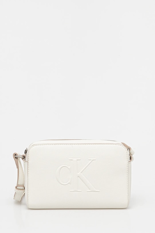 Calvin Klein Jeans poșetă uni alb LV04K3036G