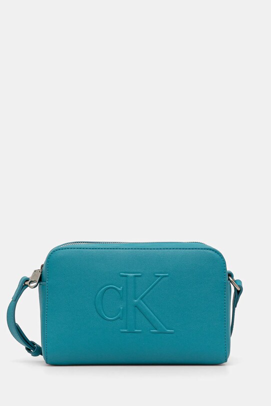 Kabelka Calvin Klein Jeans tyrkysová LV04K3036G