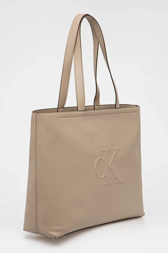 Torba Calvin Klein Jeans LV04K3070G bež SS25
