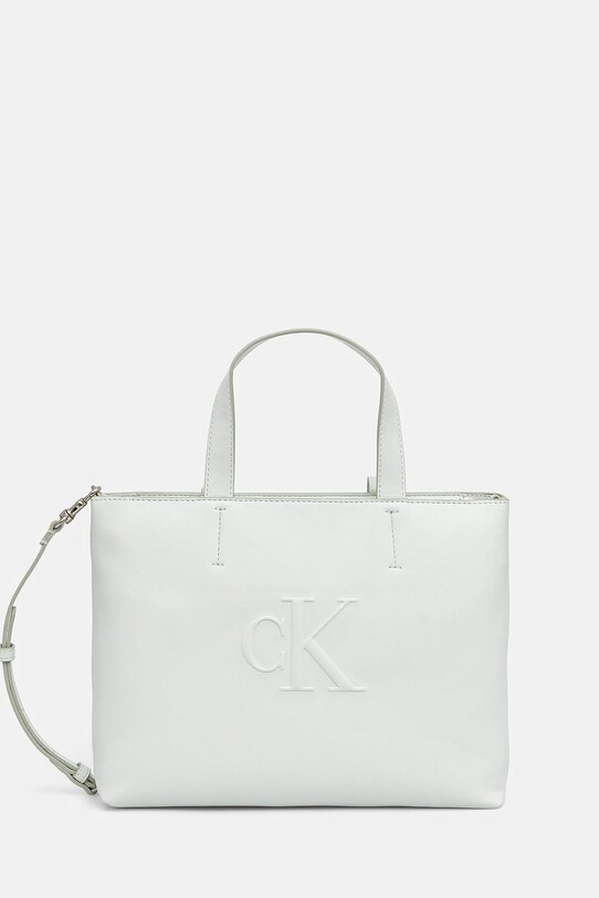 Τσάντα Calvin Klein Jeans συνθετικό τιρκουάζ LV04K3111G