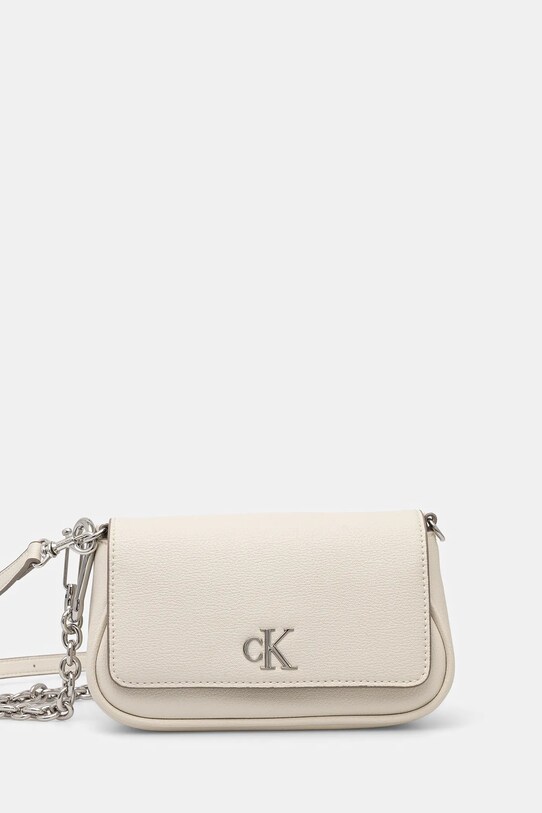 Сумочка Calvin Klein Jeans не вмещает А4 бежевый LV04K3134G