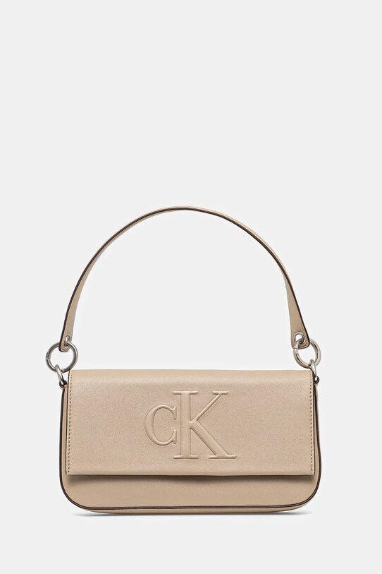 Τσάντα Calvin Klein Jeans συνθετικό μπεζ LV04K3148G