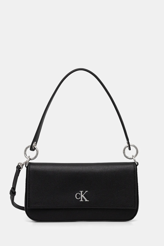 Calvin Klein Jeans torebka nie mieści A4 czarny LV04K3161G