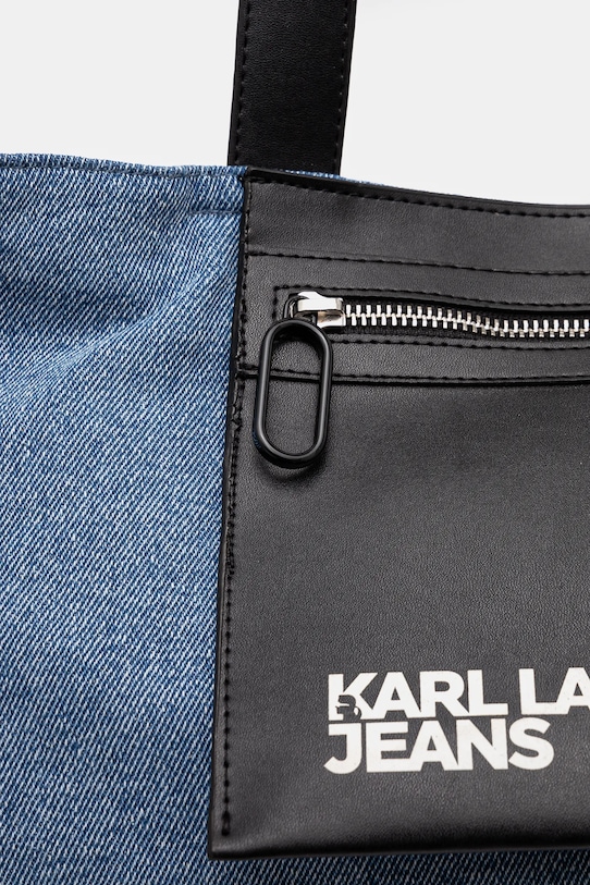Karl Lagerfeld Jeans torebka jeansowa niebieski A2W50029