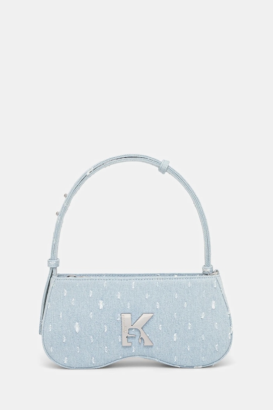 Karl Lagerfeld Jeans torebka tekstylny niebieski A2W30104