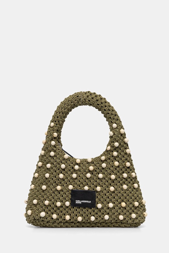 Kabelka Karl Lagerfeld Jeans textilný zelená A2W30110