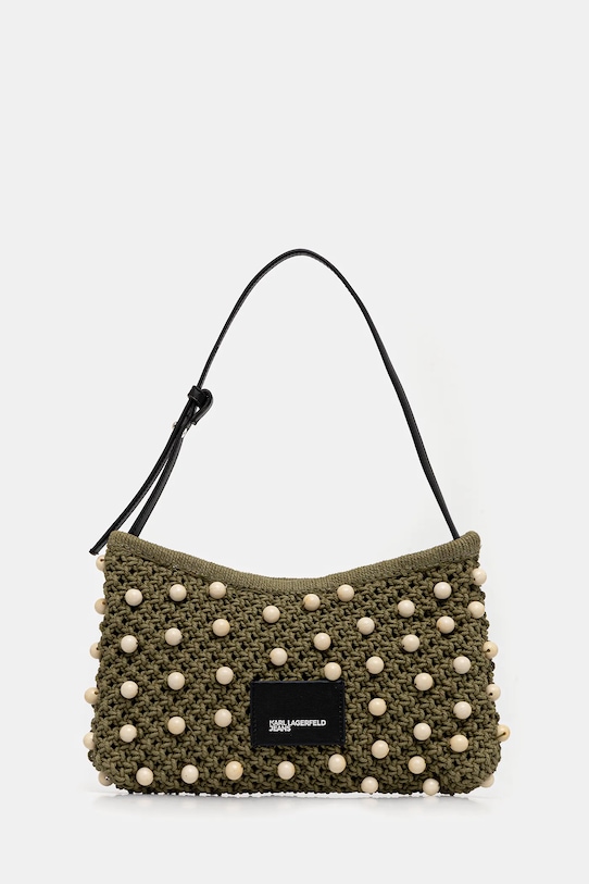 Karl Lagerfeld Jeans torebka nie mieści A4 zielony A2W30111