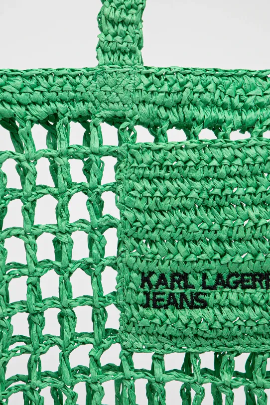 Karl Lagerfeld Jeans geanta de plaja verde A2W50008