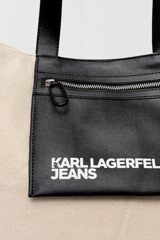 Torba Karl Lagerfeld Jeans bež A2W50004