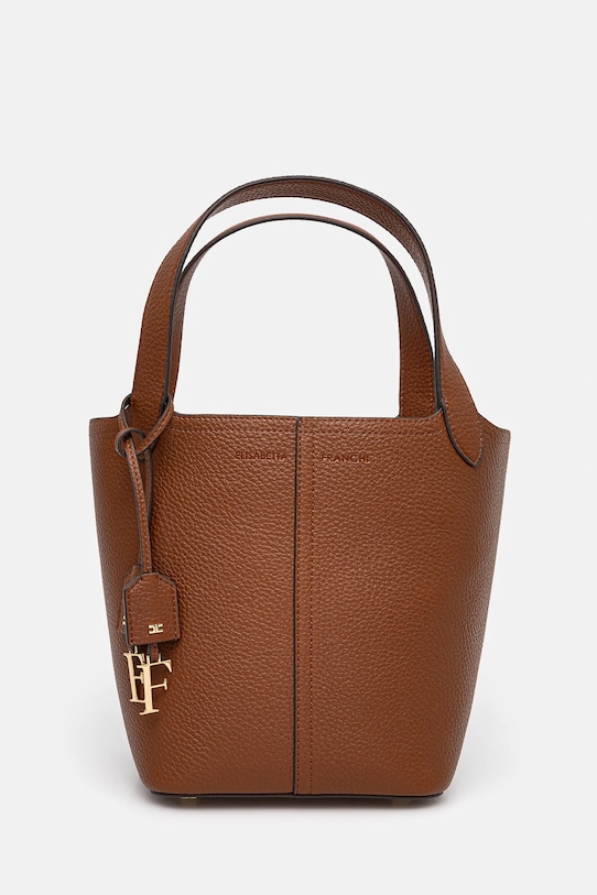 Elisabetta Franchi kézitáska szintetikus bőr barna BS93A52E2