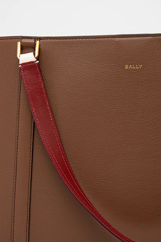 Шкіряна сумочка Bally коричневий WAE03W