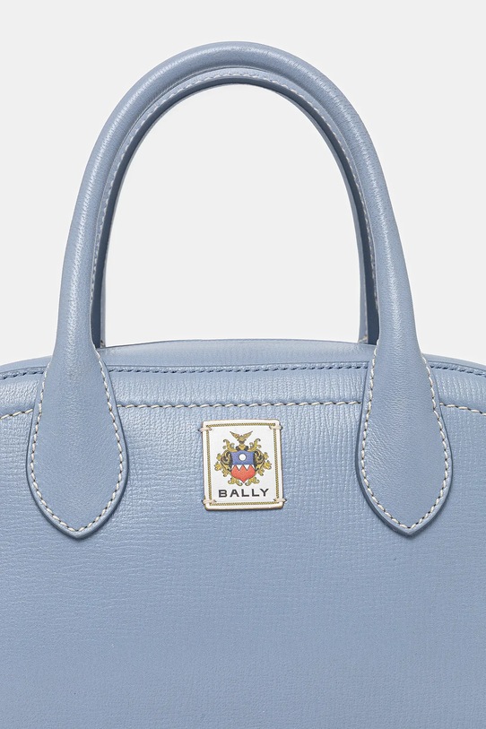 Kožená kabelka Bally modrá WAS02L