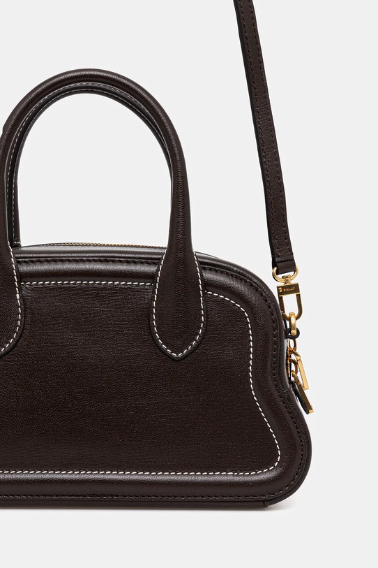 Akcesoria Bally torebka skórzana WAS02L brązowy