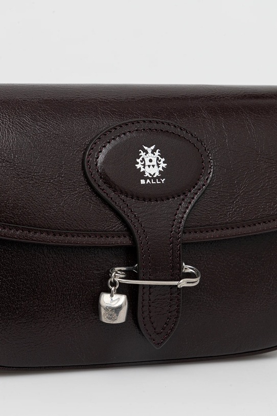 Kožená kabelka Bally hnědá WAS02Z