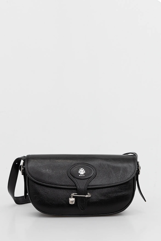 Bally poseta de piele uni negru WAS02Z