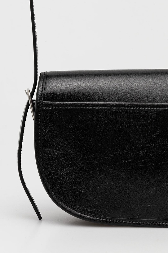 Kožená kabelka Bally černá WAS02Z