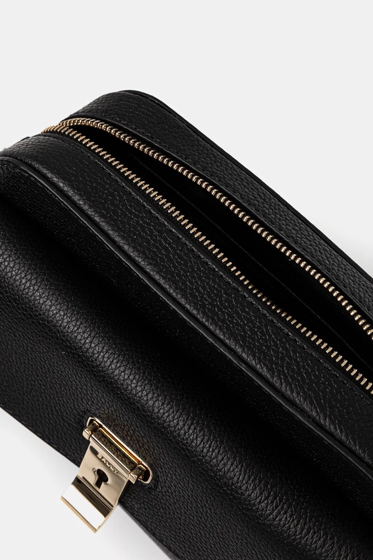 Δερμάτινη τσάντα Bally WAC03U μαύρο