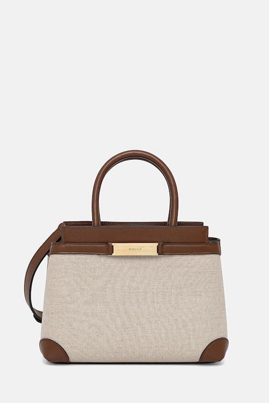 Сумочка Bally гладкий коричневий WAH02F