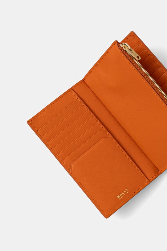 Dodatki Usnjena denarnica Bally WLW02H oranžna