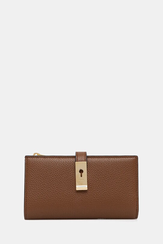 Bally bőr pénztárca sima barna WLW02H