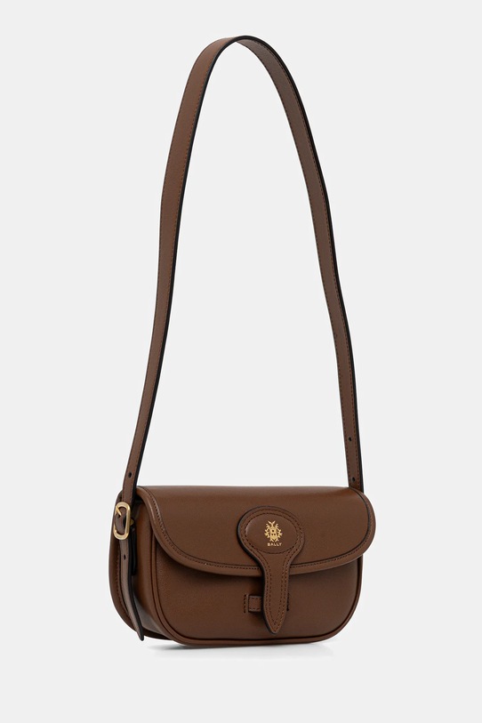 Bally bőr táska WAC04C barna AW25