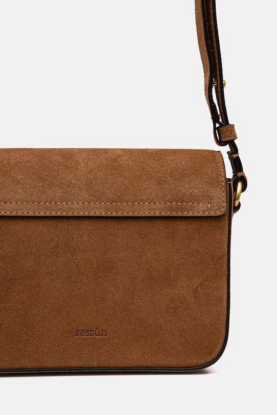 Замшевая сумочка Sessun коричневый 24102027