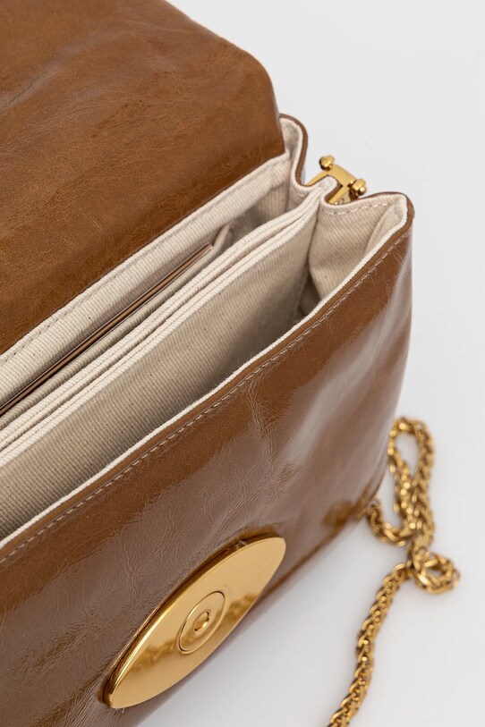 Кожена чанта Sessun 25202001SS кафяв