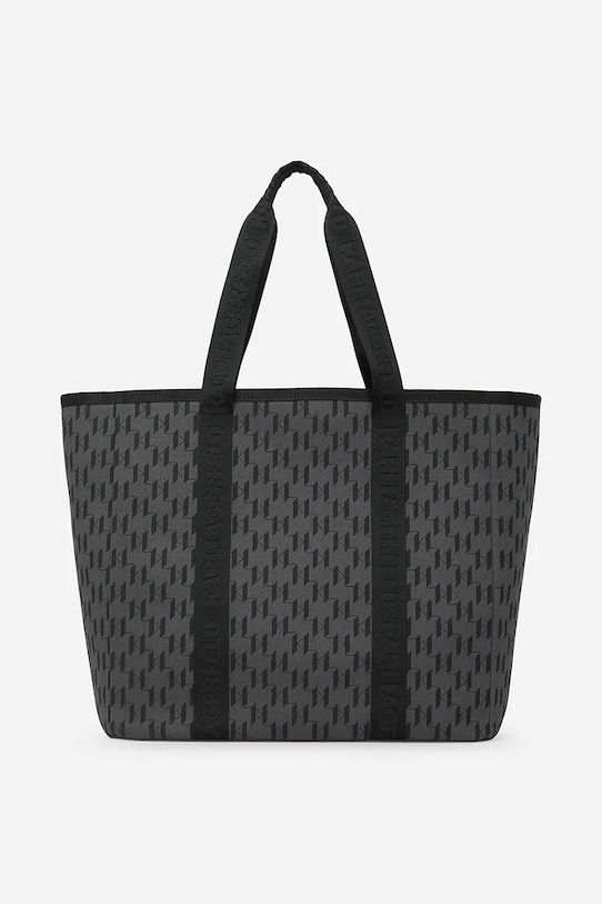 Karl Lagerfeld geanta de bumbac A2M50016 negru SS25