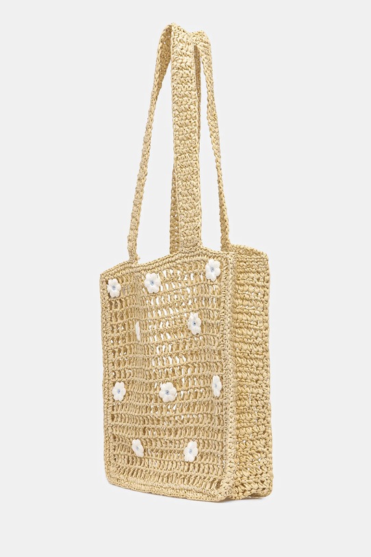 Torba za plažo Hollister Co. KI354.5019.408 bež SS25