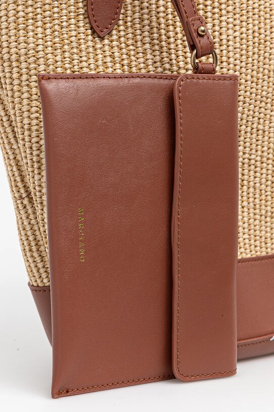 Kabelka Marciano Guess RAFFIA béžová 5GGZ20.7333A