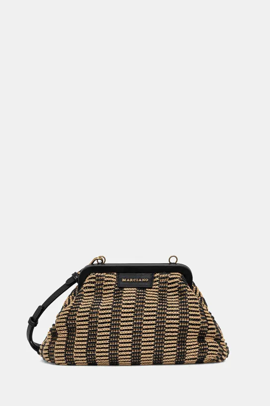 Marciano by Guess torebka RAFFIA nie mieści A4 beżowy 5GGZ21.7333A