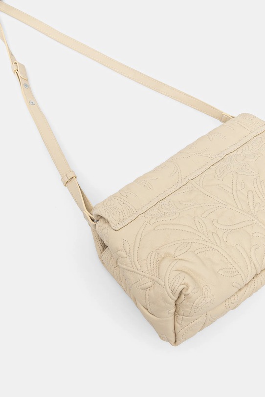 Akcesoria MUNTHE torebka skórzana FOLUKE 251192525152 beżowy