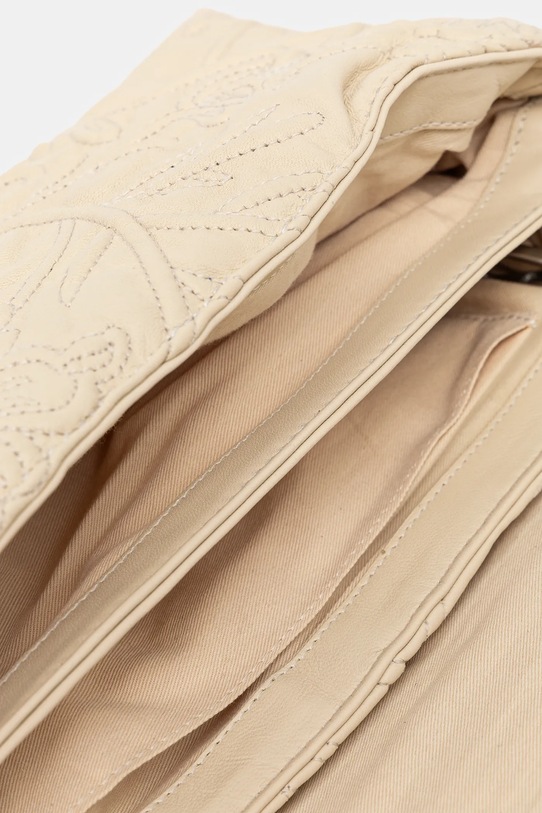 MUNTHE torebka skórzana FOLUKE 251192525152 beżowy