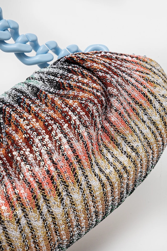 Missoni torebka Pouch Medium niebieski MI10063F.080