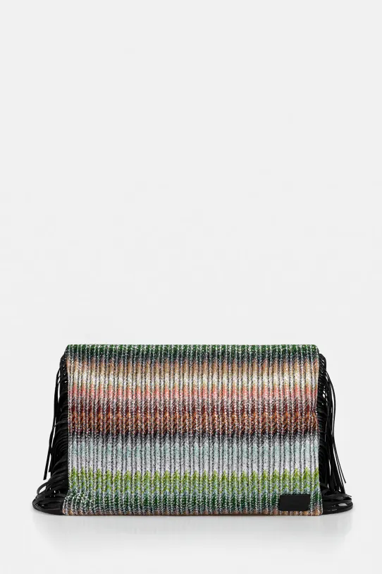 Клатч Missoni Clutch Fringes узор чёрный MI10064F.080