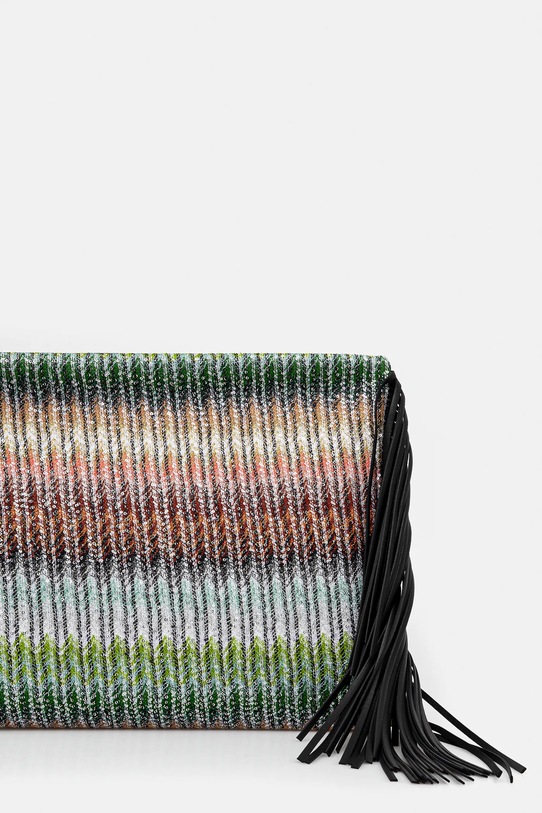 Accesorii Missoni poseta Clutch Fringes MI10064F.080 negru
