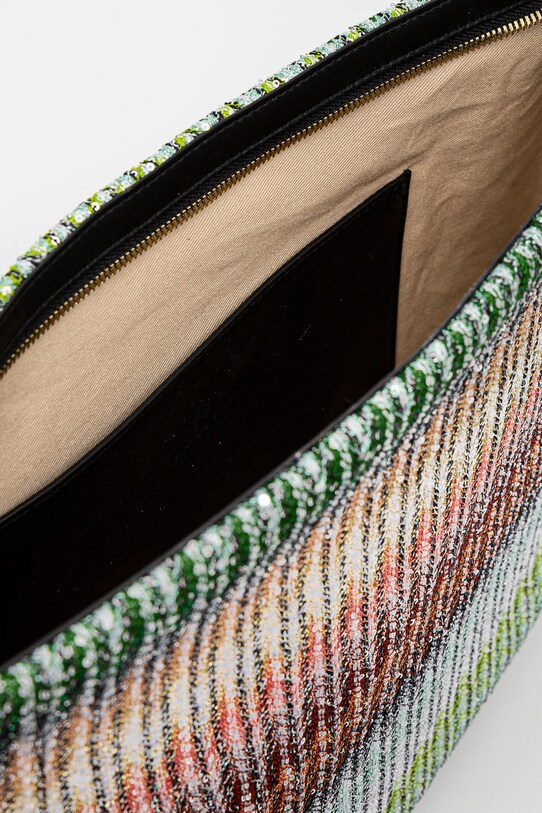 Missoni kopertówka Clutch Fringes MI10064F.080 czarny
