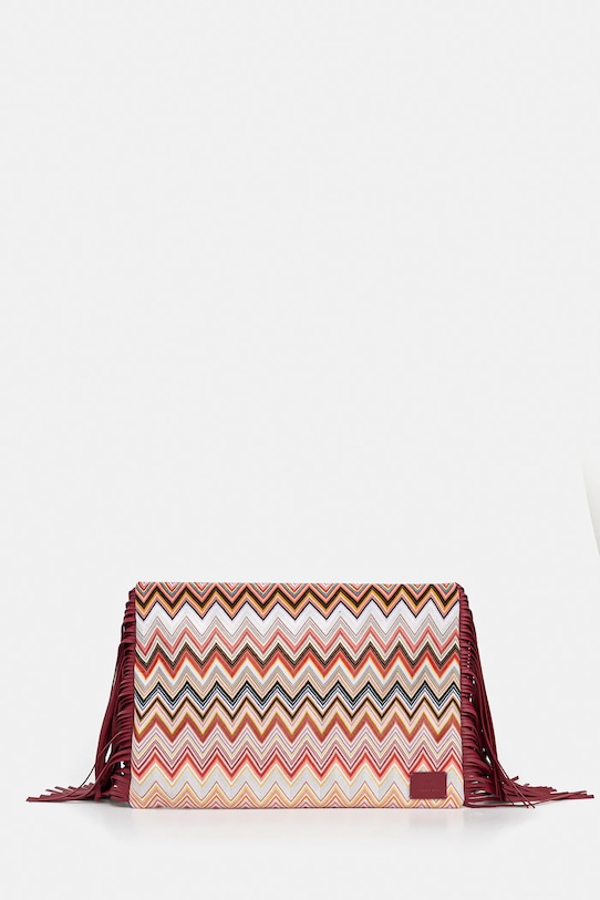Missoni poseta Clutch Fringes incape in A4 roz MI10064F.502