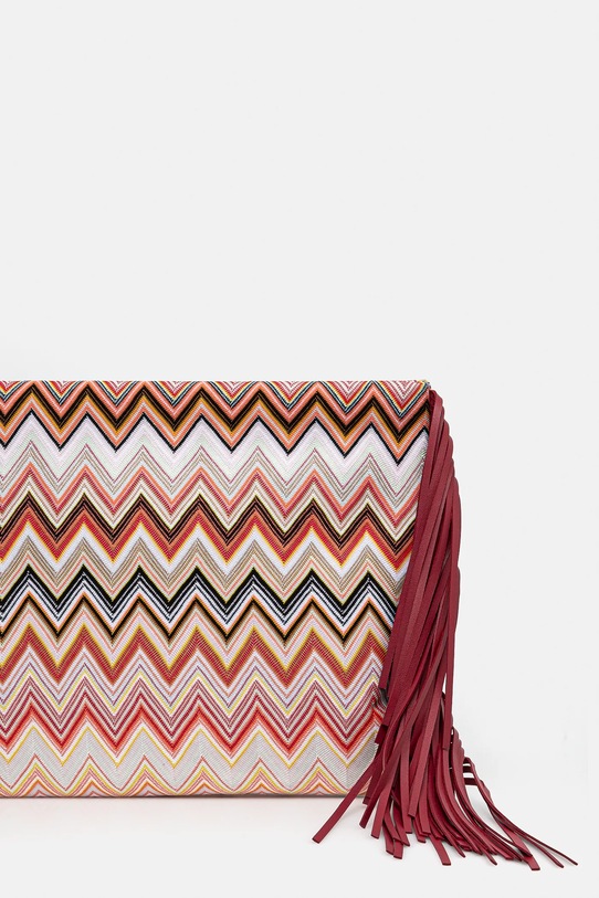 Accesorii Missoni poseta Clutch Fringes MI10064F.502 roz
