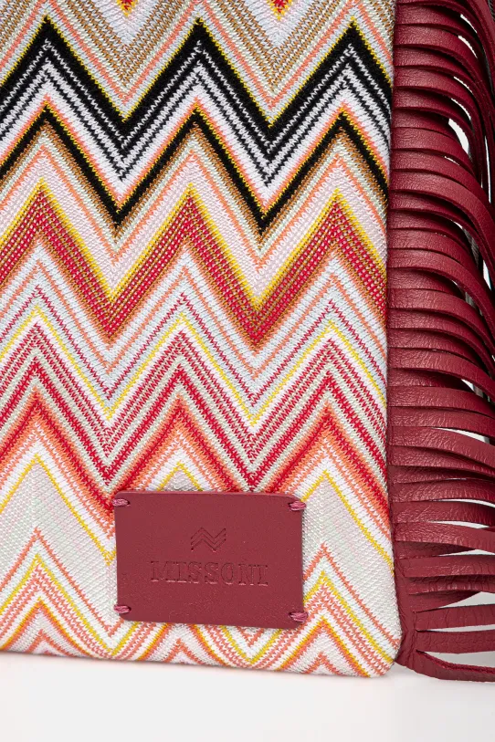 Missoni kopertówka Clutch Fringes różowy MI10064F.502