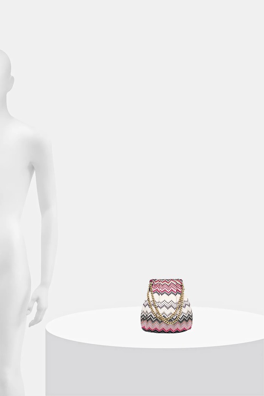 Missoni poseta Drawstring Pouch Chain roz MI10070F.037