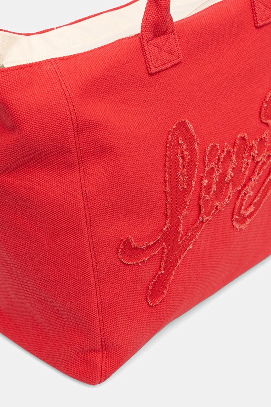 Bavlněná kabelka Liu Jo červená VA5208.T6948